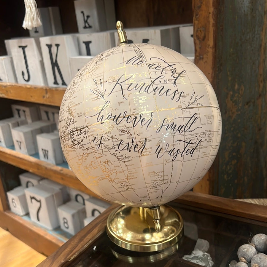 Globe - Medium  "Act of Kindness"