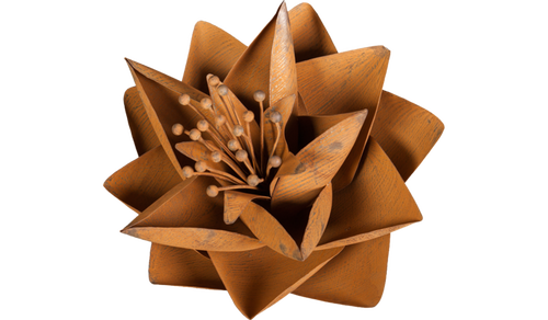 Rust Flower, Lotus (medium)