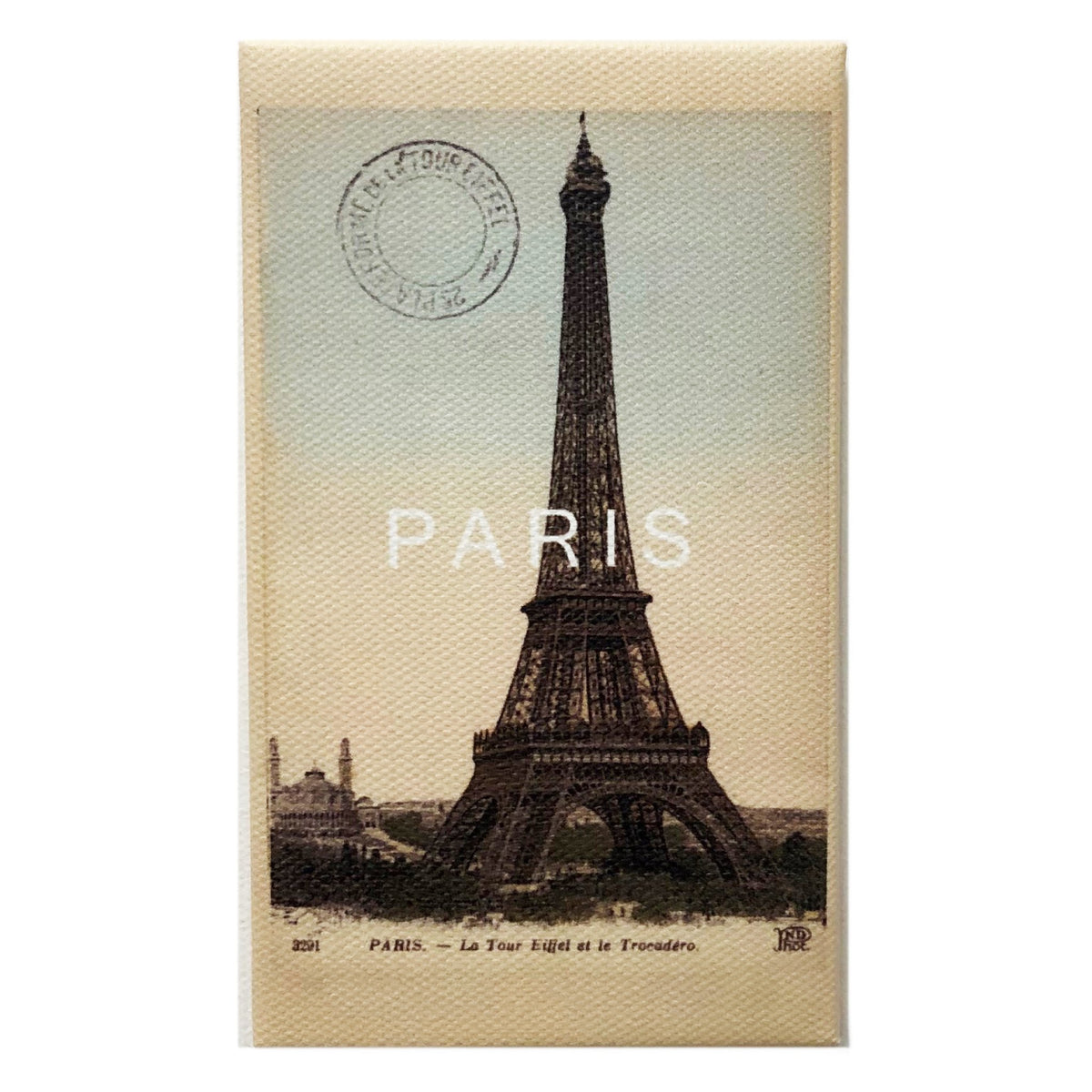 Canvas Magnet - "Vintage Paris"