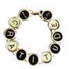 Custom Typewriter Key Bracelet