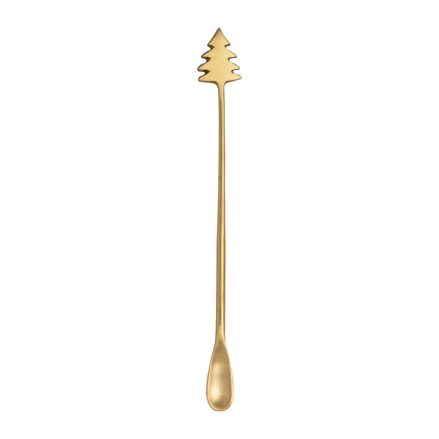 Brass Cocktail Spoon, tree